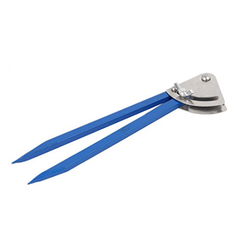 uxcell 8 Inch Metalworking Marking Alloy Divider Caliper Tool Blue