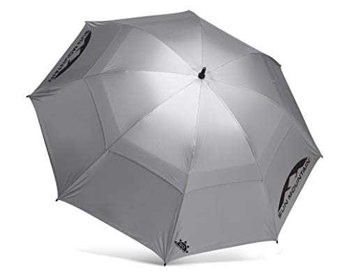 Sun Mountain AUTOMATIC 68" GOLF UMBRELLA - SILVER - NEW 2019