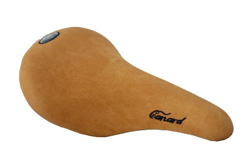 Selle Montegrappa Bicycle Saddle Genuine Suede Leather Vintage Canard Brown - Made in Italy