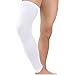 N’Joy Compression Leg Sleeves – 1 Pair Outdoor Basketball MAKLULU Full Length Leg Sleeves for Men, Women, Youth (White-L)