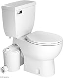 Saniflo Sanibest Grinder Pump with Round White Toilet