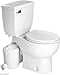 Saniflo Sanibest Grinder Pump with Round White Toilet