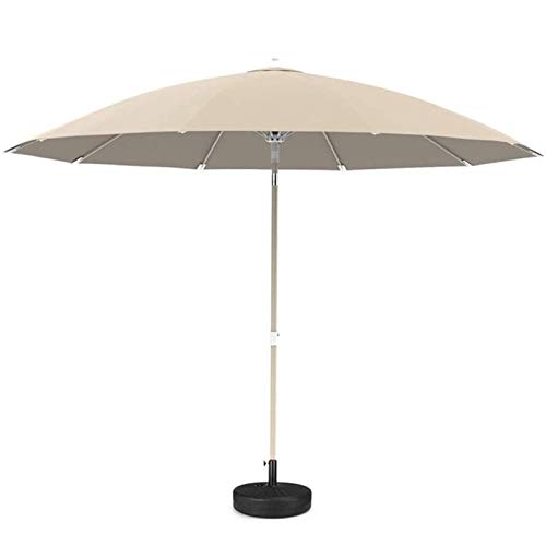 CCLLA Outdoor Sonnenschirme Patio Deluxe Outdoor Markt Regenschirm mit Neigung, versetzter Sonnenschirm für Pool, Deck…