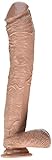 California Exotics The Czar Dildo, Brown