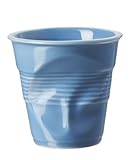 Revol 646153 Froisses Cappuccino Crumple Tumbler,  Horizon Blue