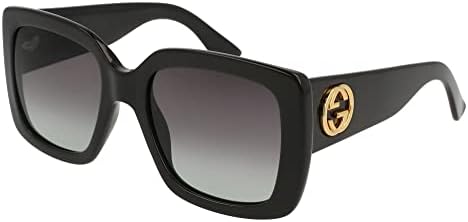 Amazon.com: Gucci Gray Square Unisex Sunglasses GG0044SA 001  display picture 1