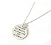 bestwishes2u Retro Sun Alphabet Lettering Silver Necklace Mother an Son Pendant Chain Necklace Jewelry