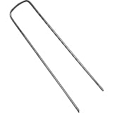 Teal Turtle Commercial Grade Garden Landscape Staples, 6 inches in Length (100 Count)