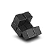 Infinity Cube Fidget Cube Toy for Adults & Kids Relieve Stress & Anxiety Cool Hand Fidget Stress Toy Magic Flip Rubiks Cube for ADD,ADHD,OCD,Anxiety Disorder,Autism by Ganowo (Blue&Black)