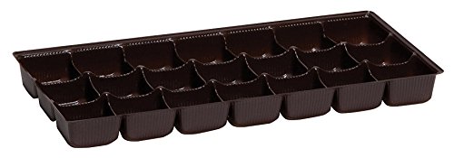 Click Here to See More Images Brown Candy Trays, 21 piece 3 Row - Case of 500
