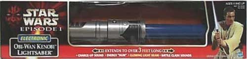 Star Wars Episode 1 Obi Wan Kenobi Electronic Lightsaber
