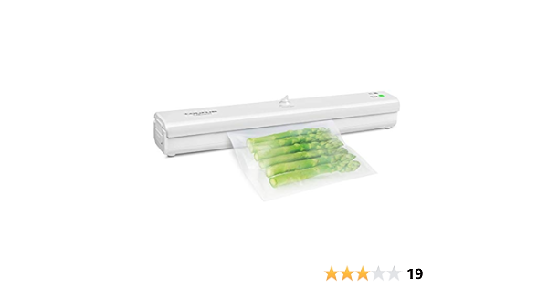 Taurus Vac3000 Envasadora Al Vacío, Plástico, Blanco : Amazon ...