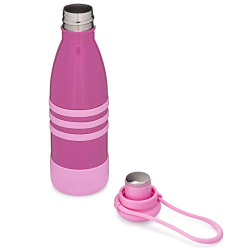 Yumbox Aqua Stainless Steel Triple Insulated Water Bottle 14 oz/ 420 ml