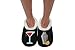 Snoozies Womens Classic Splitz Applique Slipper Socks (X-Large, Cosmopolitan)