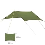 Moonky camping-hammocks Ultralight Outdoor Portable Hammock Awning Hanging Tent Wear Resisting Large Multi Functional Mat Folding Uv Proof Waterproof