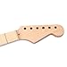Guitar Neck for ST, 22 Fret Maple Fretboard Electric Guitar Neck for Strat Stratocaster Electric Guitar