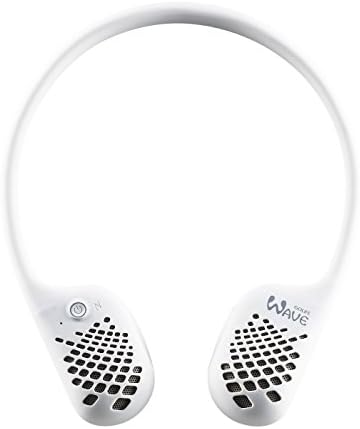 GoLife Waterproof Sports Speaker Portable Suspension Wireless Bluetooth Speaker with Hands-free Phone Call Support and Built-in Microphone, White