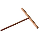 Paderno World Cuisine 7-1/2-Inch Long T Shaped Wooden Crepe Spreader,5- Pack