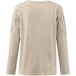 iPOGP Women's Round Neck Solid Color Hollow