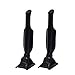 4 PC Snuff Straw Vacuum Style - Sniffer Snorter Straw Black Snuff Tube - Metal Straw