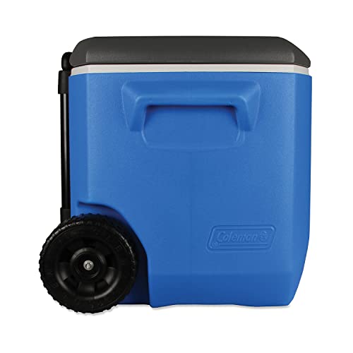 Coleman Chiller Series 60qt Wheeled Insulated Portable Cooler, Ice