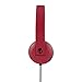 Skullcandy S5URHT-462 Uproar Tap and Go On-Ear Headphone with Mic, Red