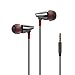 G-Cord Ceramic in-Ear Noise-isolating Headphones with Mic and Smart Remote Control (Black 1)