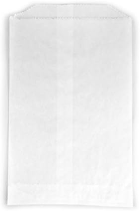 - 100 - Flat Glassine Wax Paper Bags - 4 1/2in x 6 3/4in - (11.4cm x 17.1cm) - Includes JenStampz Top 10 - Medium