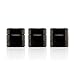 Infinity Jars Classic Black Glass Jar 50 ml (1.7 fl oz) Ultraviolet Airtight Smell Proof, Refillable Screw Top Container for Long-Term Storage of Coffee, Spices, Tea, Dried Goods, Kitchen Jar 3 Pack