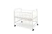 LA Baby The Condo Metal Evacuation Window Crib, White
