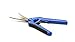 Happy Hydro Trimming Scissors - Curved Tip - Titanium Coated Blades with Spring-Loaded Comfort Grip Handles - 4 Pack