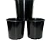 Black Offering, Donation, Ice Buckets, 160 Ounces, Pack 3