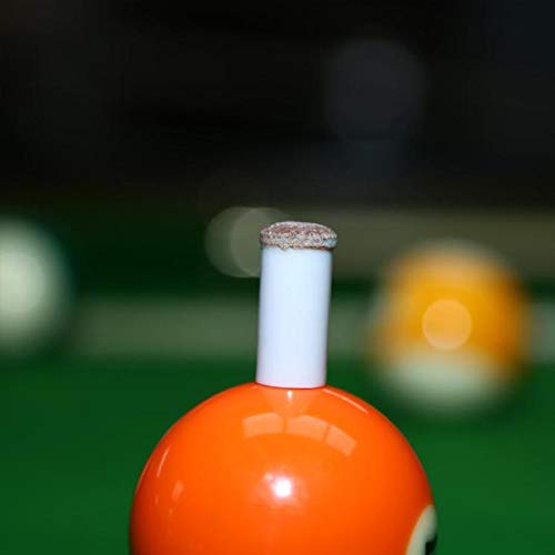 Vidillo 40 Pcs Pool Cue Tips Slip on Push on Billiard Snooker Replacement Screw-on Tips Cue Stick Billiards Accessories Four Sizes