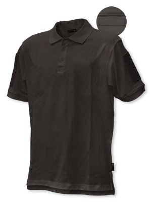 HAZARD 4 Undervest Battle Polo(TM) Tactical Arm-Patch Areas Plain Front Cotton Shirt (R)