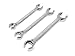 TEKTON 2645 Flare Nut Wrench Set, Metric, 10 mm - 17 mm, 3-Piece