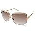 Good Bag Women's Oversized Sunglasses Metal Fram Colored Lens Uv400 Protection Sunglasses