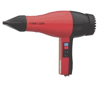 Click Here to See More Images Pibbs Professional 1800 Watt Super Turbo Hair Blow Dryer, Italian Designed 17,000 Rpm Motor, with 4 Heat/2 Speed Settings, Features Removable Stainless Steel Filter, and True Cold Shot Button, Extra Long Highly Flexible Power Cord Included