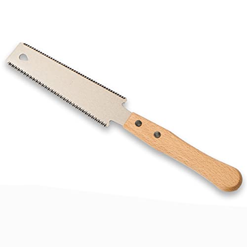STEELHEAD 6.8-Inch (170mm) Ryoba Double Edge Japanese Pull Saw, Japanese SK Steel, 22TPI & 13TPI Flexible Blade, Woodworking, Soft & Hardwoods, Push-Button Blade Change, USA-Based Support - View #2