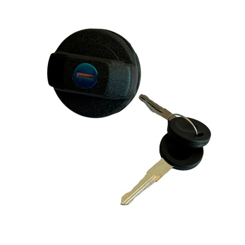 3RG INDUSTRIAL - Fuel Tank Cap with Key - OEM 191201551 - Car Parts Engine Spares and Other Vehicle Parts - Compatible with Various Car Models.