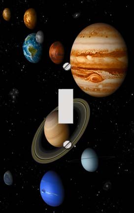 The Nine Planets Decorative Switchplate Cover
