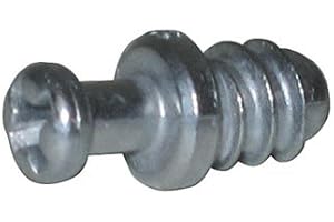 HANDYCT Pro-pack 100, Titus Series 6 Expando Connectors, Dowel Screw In,Zinc 5X8Mm