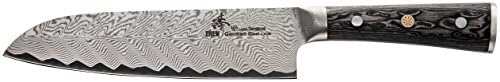 ZHEN Thunder Series 101 Layers German Damascus Steel Santoku Chef Knife 7-inch