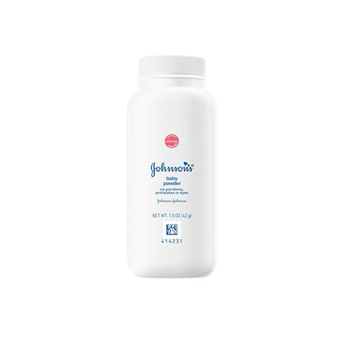 Johnson's Baby Powder for Delicate Skin, Hypoallergenic and Free of Parabens, Phthalates, and Dyes for Baby Skin Care, 1…