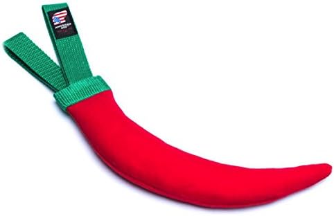 American Dog: Classic Collection The Carrot or Chile are the Perfect Fetch toy for any Medium Chewers 3 Sizes and 2 Styles Made in the USA - Medium - Chile