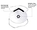 Golden Scute N95 Disposable Dust Masks NIOSH-Certified Particulate Respirator Safety Mask with Exhalation Valve for Construction,Cleaning and More(15-Pack)