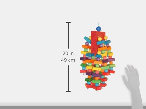 Super Bird Creations 20 by 7-Inch Beakasarus Bird Toy, X-Large