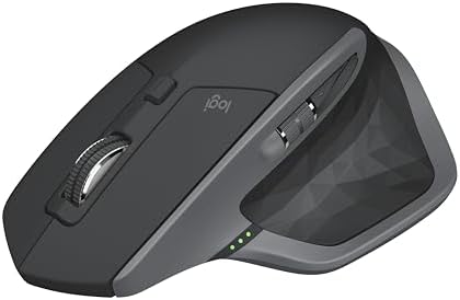Logitech MX Master 2S Wireless Mouse - Hyper-Fast Scrolling, Ergonomic, Rechargeable, Control 3 Computers, Graphite