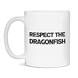 Respect the Dragonfish Ceramic Coffee Mug, 11-Ounce