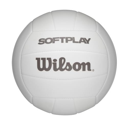 Wilson AVP Soft Play Volleyball, Official Size, White
