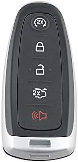 DGdolph Replacement For 2011-2015 Ford Edge Explorer Remote Key Fob Shell Case+Insert Black